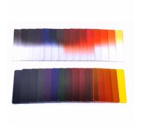 Filtro Polarizador Juego De Lentes Inserción Cuadrada 24 Colores Pancromáticas ND Lente Degradada Filtros 42 Piezas(A Set of 24 Color Chips)