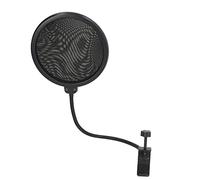 Filtro Pop de Micrófono, Filtro Pop de Malla Metálica, Abrazadera Fuerte para Radio