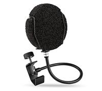 Filtro pop de micrófono para Blue Yeti, bola de nieve azul, Hyperx Quadcast, Shure y otros micrófonos, cubierta de micrófono profesional para parabrisas, filtro de micrófono acústico con esponja