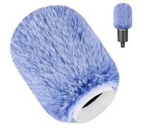 Filtro pop para micrófono Audio-Technica AT2020, cubiertas de micrófono de espuma con protector de parabrisas peludo, filtro de grabación acústica y ruido para AT2020USB AT2035 AT2040 AT2050 ATR2500
