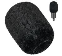 Filtro pop para micrófono Audio-Technica AT2020, cubiertas de micrófono de espuma con protector de parabrisas peludo, filtro de grabación acústica y ruido para AT2020USB AT2035 AT2040 AT2050 ATR2500