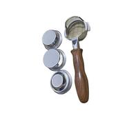 Filtro Portafiltro E61 Sin Fondo Hueco De 58 Mm Con Cesta De 9 G, 18 G Y 22 G, Compatible Con Cafeteras EXPOBAR/ROCKET/FAEMA/ECM/ROYAL/WEGA.(Fluorescent Green)