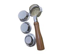 Filtro Portafiltro E61 Sin Fondo Hueco De 58 Mm Con Cesta De 9 G, 18 G Y 22 G, Compatible Con Cafeteras EXPOBAR/ROCKET/FAEMA/ECM/ROYAL/WEGA.(PEACOCK BLUE)