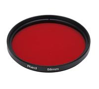 Filtro ProteccióN Lente FotografíA, Filtro Rojo de 3 Piezas con Marco aleación Aluminio y Vidrio óptico roscado for Lente cámara 67 mm, 62, 58, 55 52 for fotografía(58mm)