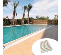 Filtro protector de canalón de drenaje de rejilla de piscina resistente, 7.9 pulgadas, evita obstrucciones y desechos, accesorios esenciales de seguridad para piscina, solución duradera de drenaje de