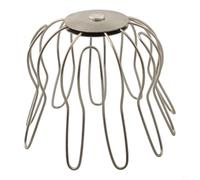 Filtro protector de canalón para bajante y cubierta de tubería de lluvia, protección de drenaje de acero inoxidable para desagües de techo, piso y balcón (50-70 mm)