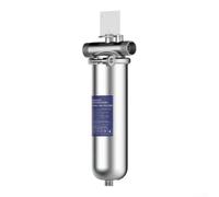 Filtro purificador de agua de alta capacidad, filtro de sedimentos de acero inoxidable con precisión, elimina el óxido y los gusanos rojos, se adapta a roscas de 48/68/1 pulgadas, unidad para uso