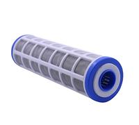 Filtro purificador de agua lavable de 10 pulgadas, cartuchos de filtro de acero inoxidable, precisión de 40 micras