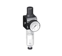 Filtro-regulador G3/8'' 1600l/min 0.5-10.0bar/7-145psi Bloqueo semiautomático del cilindro de metal Multifix 1