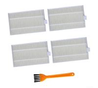 Filtro reutilizable estilo HEPA para limpiador robótico GARLYN SR-600 FL022, lavable al 99.97%, juego de repuesto de captura de partículas, color blanco, paquete de 10 (4 unidades)