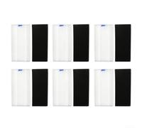 Filtro reutilizable para Xiaomi para mijia para e5 Robot Vacuum 6-Pack | Diseño reutilizable, valor de paquete de 6, atrapa el polvo y la caspa de mascotas, se adapta a Xiaomi para Mijia para E5