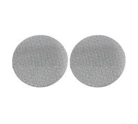Filtro secundario de distribución de agua para máquina de espresso, paquete de 2 unidades de malla fina de acero inoxidable de 51/53/58 mm para una extracción uniforme y un mejor control de flujo en