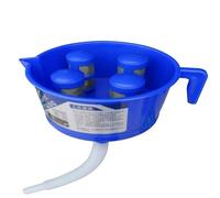 Filtro separador de aceite y agua tipo embudo - Elementos filtrantes de 3/4 - Disponible en azul, negro y amarillo(With 4filter element)