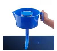 Filtro separador de agua y aceite tipo embudo - Filtro de combustible de doble malla de 31 x 27 cm for separación de combustible automotriz - Azul