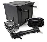 Filtro set estanque 12000l 36W UVC Clarificador NEO8000 70W Bomba Tubo jardin