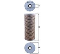 Filtro, sistema hidráulico operador MAHLE HX 89 para IRIZAR PB 11.705 2001-2009