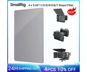 Filtro SmallRig 4 x 5,65 ND 0,3/0,9/1,5/1,8/2,1/0,6/1,2, (1/3/5/6/7/2/4 tope), filtro cuadrado de densidad neutra, para caja mate 6 Stop Filter 4227