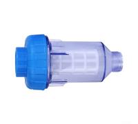 Filtro suavizante de agua, para lavadoras, duchas e inodoros, removedor de escamas ABS transparente con carcasa transparente para monitoreo (2)
