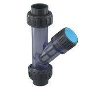 Filtro tipo Y de 20 ~ 63 mm para acuarios y riego, cuerpo transparente para monitoreo efectivo (diámetro interior 32 mm)