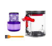 Filtro Trasero De Recipiente, Compatible Con Dyson V10 Slim SV18, Accesorios De Aspiradora, Tapa De Cubo De Polvo, Pieza Fija, Reemplazo De Vaso De Polvo(2PCS)