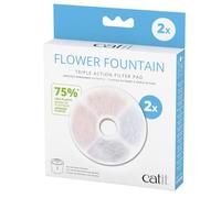 Filtro Triple Acción para Fuentes Flor para Gatos Catit (Menos Plástico), 2 uds