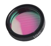 Filtro UHC de 1.25 pulgadas para telescopios astronómicos, filtro de reducción de contaminación lumínica para mejorar el contraste de imagen, filtro de nebulosa de vidrio óptico multicapa