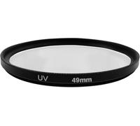 Filtro UV de 49 mm, compatible con Pentax Da 50-200 mm WR, SMC PENTAL-Da 35 mmF2.4AL, D-FA 100 mm Macro WR, smc FA 50 mmF1.4, FA 50 mm f/2.8, Pentax-A 50 mm f/2 en cámara Pentax K1000. Hxdzieory