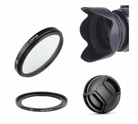 Filtro UV de 67 mm y amperio;Tapa de Parasol, Anillo Adaptador, for cámara Digital For Canon For Powershot SX50 SX40 SX530 SX540 For HS (Size : SX530)