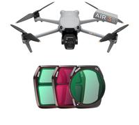 Filtro UV ND CPL para DJI Air 3S, ND8 ND16 ND32 ND64 UV LPR CPL Polarizador Kit de filtro de densidad neutra, alta definición, impermeable, antivaho (UV+CPL+ND16)