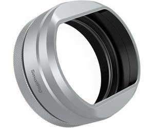 Filtro UV SmallRig 5851 con kit de parasol para Fujifilm X100VI / X100V, color plata.