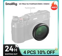 Filtro UV SmallRig para FUJIFILM X100VI / X100V, Filtro de una Pieza, Lente de Vidrio Óptico, Compatible con la Tapa de Lente Original de la Cámara 5852 UV Filter Black