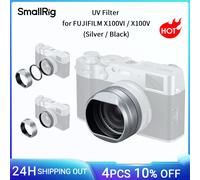 Filtro UV SmallRig 5850 con kit de parasol para Fujifilm X100VI / X100V, negro