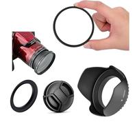 Filtro UV y Amplificador;Anillo Adaptador de Tapa de Lente for cámara For Nikon For Coolpix B700 B600 P610 P600 P530 P520 P510 (Size : P510)
