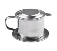 Filtro vietnamita de acero inoxidable para hacer café por goteo con integración de leche condensada y control de extracción equilibrado (100 ml (50 ml (máx.))