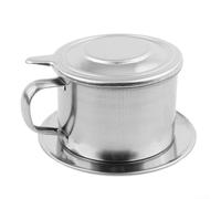 Filtro vietnamita de acero inoxidable para hacer café por goteo con integración de leche condensada y control de extracción equilibrado (100 ml (máx.))