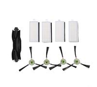 Filtro y cepillo de alta eficiencia para paquete combinado compatible con Lefant U180 M2 Pro M2 Plus para Okp K8 para aspiradoras robot K7 para eliminar eficazmente la suciedad y el pelo de mascotas