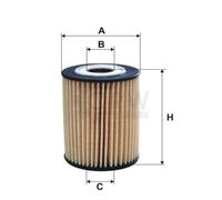 FILTRON de Aceite OE 648/7 para Opel Antara 2.0 CDTI 4x4 Chevrolet Captiva