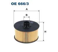 FILTRON de Aceite OE 666/3 para Dacia Sandero II Logan MCV 1.3 Tce 130 1.2