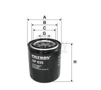 FILTRON de Aceite OP 635 para Suzuki Vitara Cabrio 1.6i 16V 1.6 Geely Bo Yue