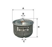 FILTRON de Aceite OR 744 para Land Rover Defender Estación Vagón 2.5 Td5 4x4