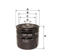 FILTRON de Aceite Rosca para Mercedes-Benz Henschel 2-T Cristal V8 Prisma