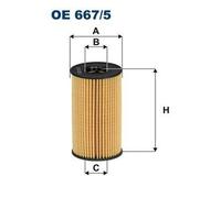 FILTRON OE 667/5 Filtro de aceite Filtro de aceite motor para JAGUAR XE (X760)