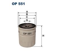 FILTRON OP 551 Filtro, Respiradero Del Cárter para Austin, Bedford, Ford