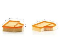 filtroo de aire MANN-FILTER para BMW 5 E60, 5 E61, 6 E63, 6 E64, E60, E61