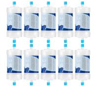 Filtros agua domésticos con varilla inserción rápida 2 puntos, agua dura, 10 micrones que eliminan los depósitos cal proteger eficazmente el calentador agua (10 piezas)