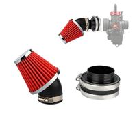 Filtros aire motocross Ajuste para Honda Suzuki motocicleta NIBBI CNC filtro de aire junta adaptador de interfaz colector de admisión 37-54mm Filtro para Moto