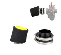 Filtros aire motocross Ajuste para Honda Suzuki motocicleta NIBBI CNC filtro de aire junta adaptador de interfaz colector de admisión 37-54mm Filtro para Moto