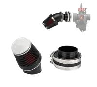 Filtros aire motocross Ajuste para Honda Suzuki motocicleta NIBBI CNC filtro de aire junta adaptador de interfaz colector de admisión 37-54mm Filtro para Moto