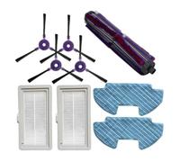 Filtros Cepillo Principal Cepillo Lateral Paños De Fregona, Compatible Con Samsung, Aspiradora Powerbot-E VR05R5050WK Piezas De Aspiradora Robótica