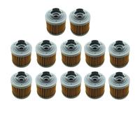 Filtros de aceite Compatible con la tapa de embrague Kitaco Compatible Honda Grom 125 KTC-1002 Compatible Daytona Anima ZS190 Compatible el filtro aceite Zhongshen(12pcs)